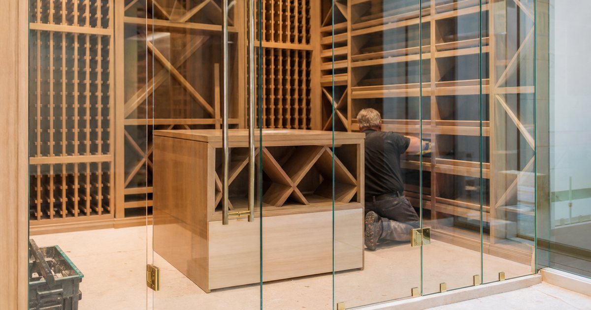 How much does building a bespoke private wine cellar typically cost overall?